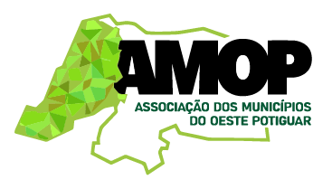 Logomarca da AMOP – Associação dos Municípios do Oeste Potiguar